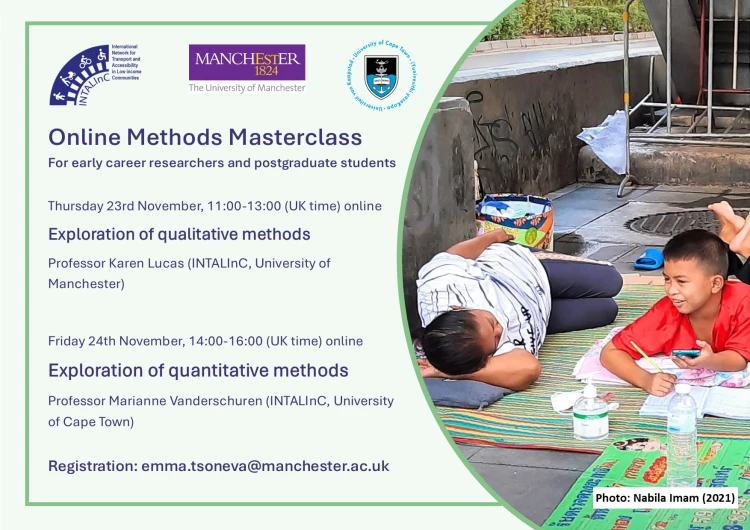 INTALInC methods masterclass for early career researchers and postgraduate students